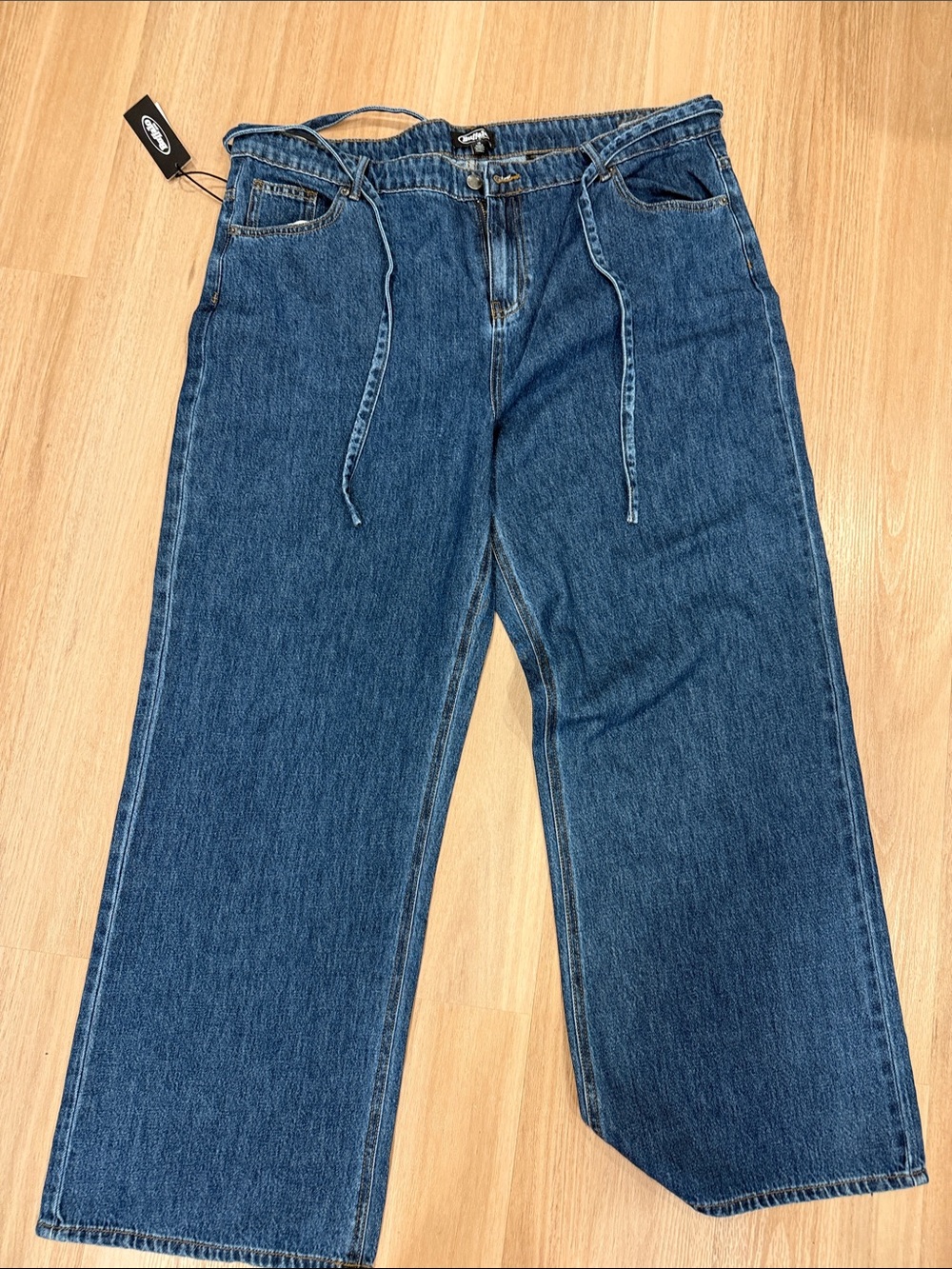 Buffalo woman’s 16 plus Blue Denim Jeans - Classic wide leg size